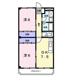 メモリー近藤の物件間取画像